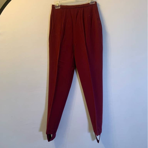5/ $25 vintage red stirup pants 15/16 - Picture 1 of 9